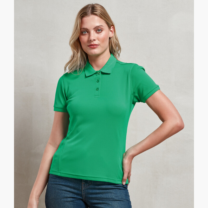 Premier Ladies Coolchecker® Plus Piqué Polo Shirt Thumbnail