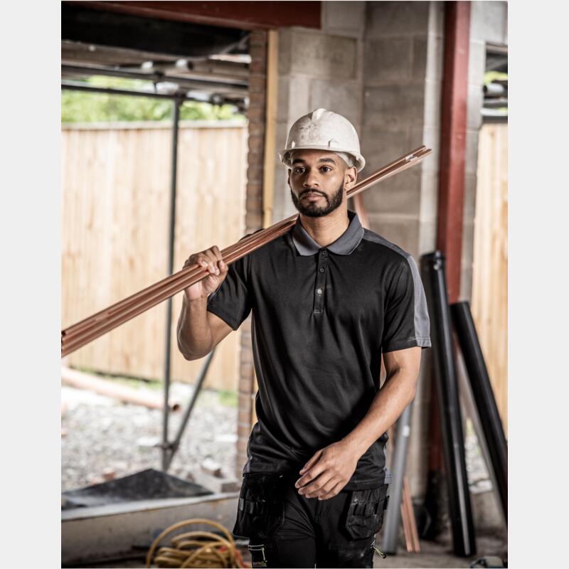 Contrast Quick Wicking Polo Shirt Thumbnail