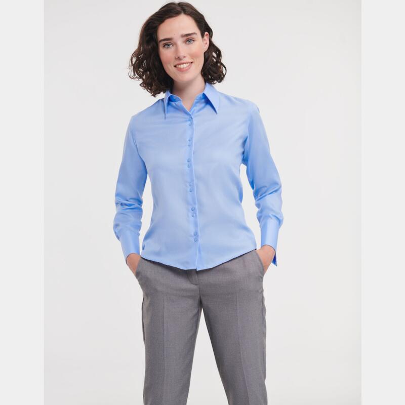 Russell Ladies' Long Sleeve Ultimate Non-Iron Shirt Thumbnail
