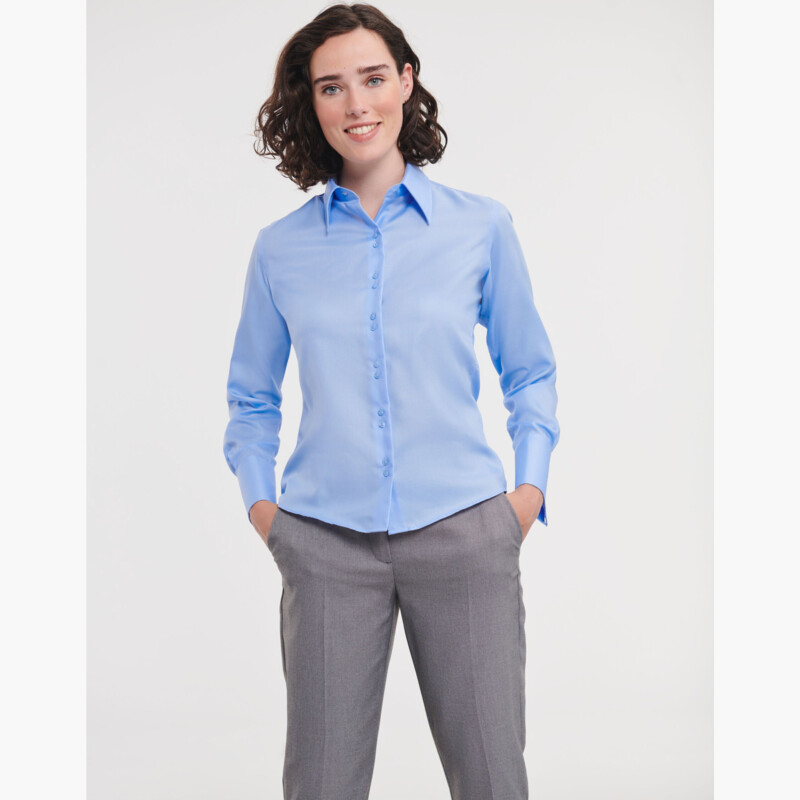 Russell Ladies' Long Sleeve Ultimate Non-Iron Shirt Thumbnail