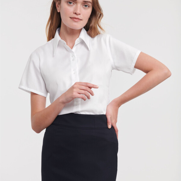Russell Ladies' Short Sleeve Tailored Ultimate Non-Iron Shirt Thumbnail