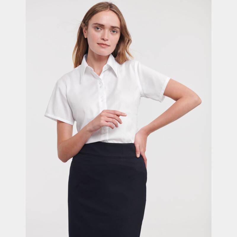 Russell Ladies' Short Sleeve Tailored Ultimate Non-Iron Shirt Thumbnail