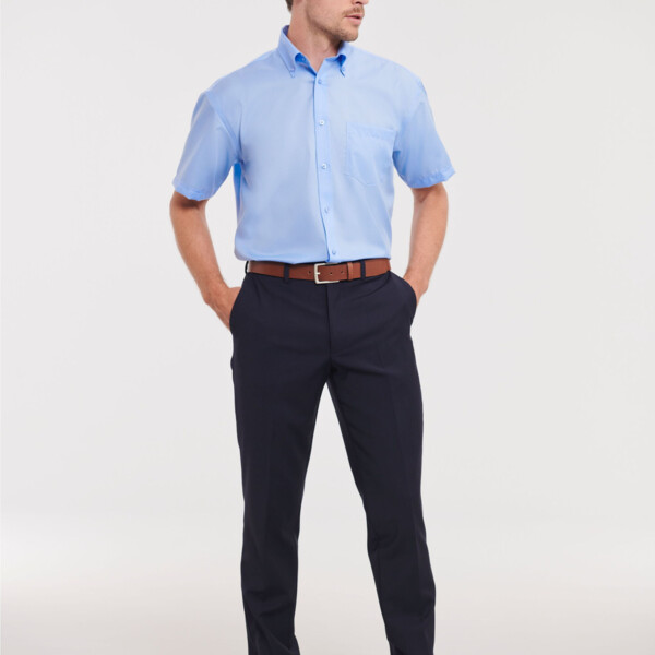 Russell Men's Short Sleeve Classic Ultimate Non-Iron Shirt Thumbnail