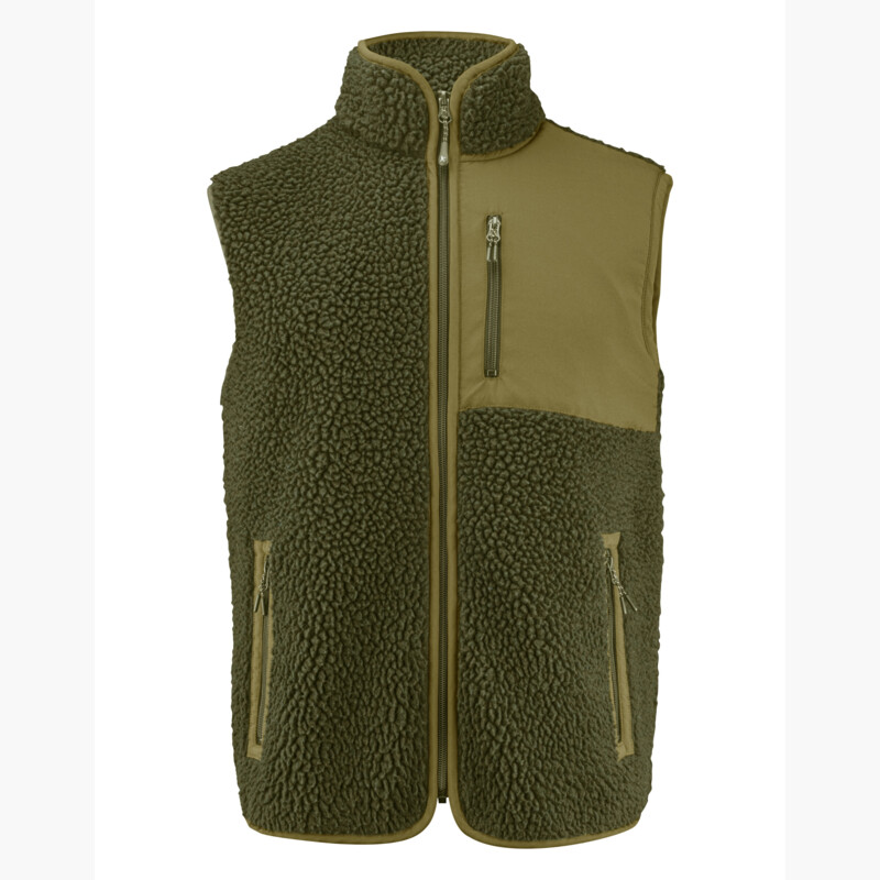 James Harvest Kingsley Sherpa Fleece Vest Thumbnail
