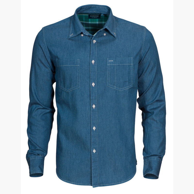 James Harvest Jupiter Denim Look Shirt Thumbnail