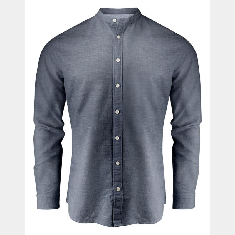 James Harvest Townsend Linen-Blend Shirt Thumbnail