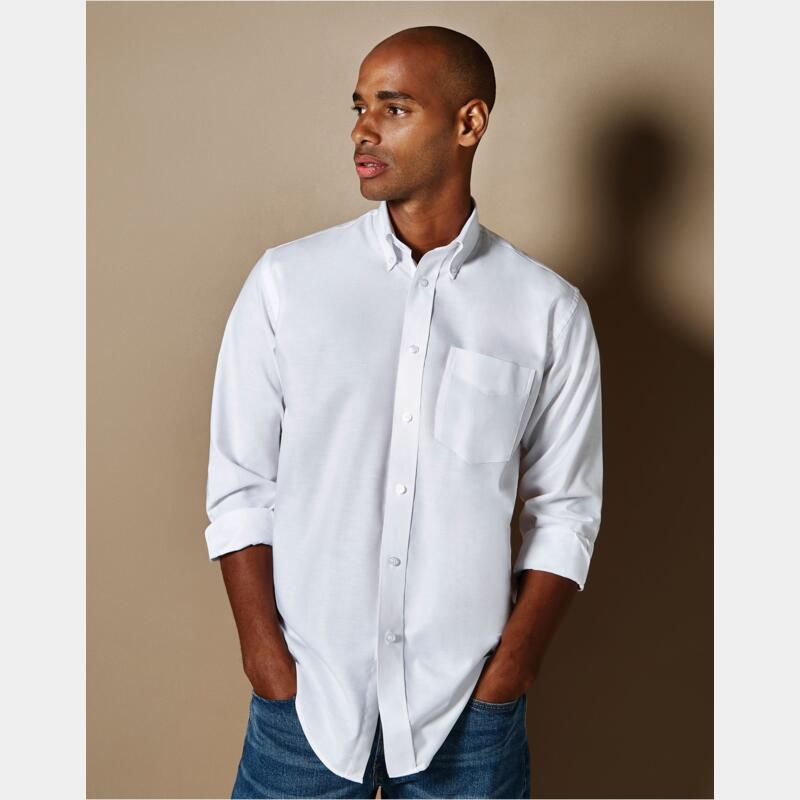 Kustom Kit Classic Fit Long Sleeve Workwear Oxford Shirt Thumbnail