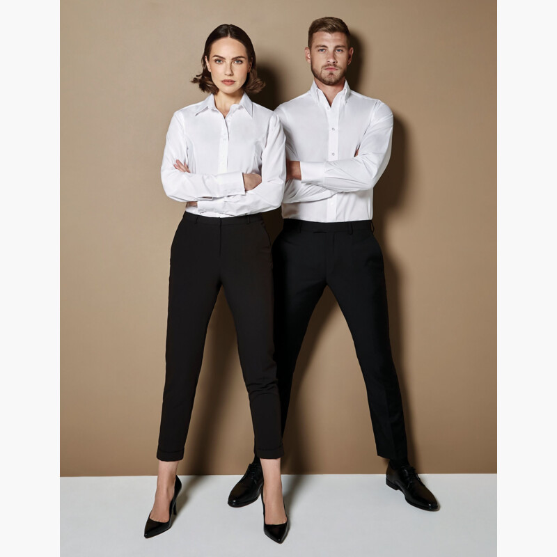 Kustom Kit Tailored Fit Long Sleeve City Shirt Thumbnail