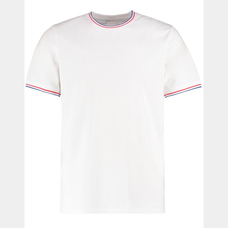 Kustom Kit Fashion Fit Tipped Tee Thumbnail