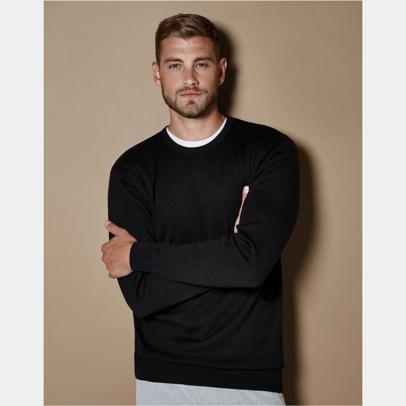 Kustom Kit Regular Fit Arundel Crew Neck Sweater Thumbnail