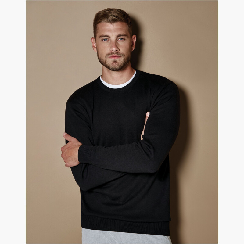 Kustom Kit Regular Fit Arundel Crew Neck Sweater Thumbnail