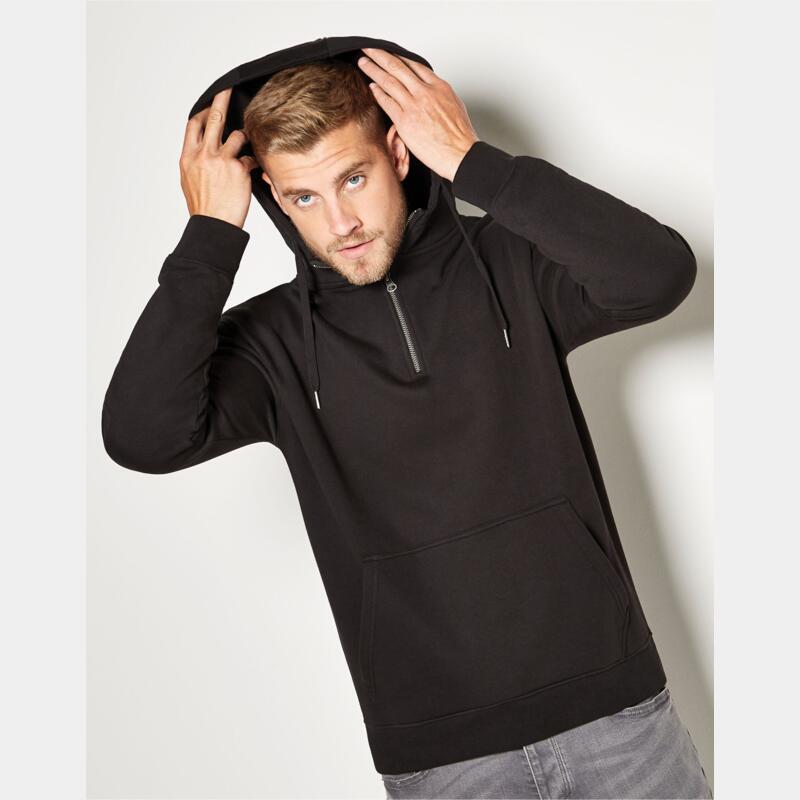 Kustom Kit Regular Fit 1/4 Zip Hoodie Thumbnail