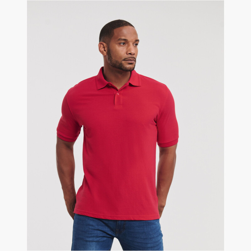Russell Hardwearing Polycotton Polo Thumbnail