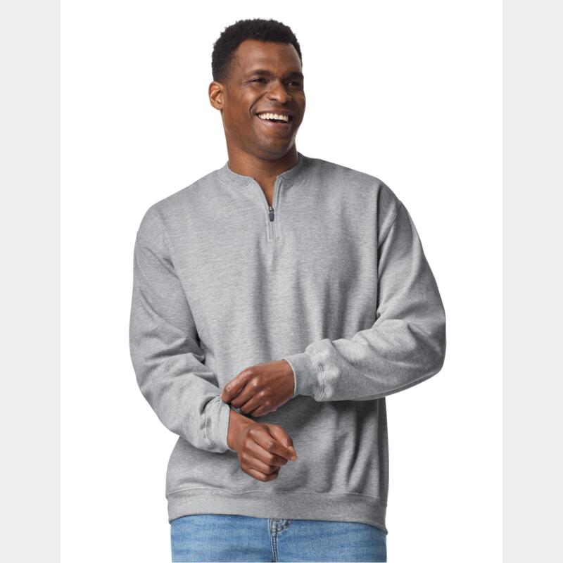 Softstyle Midweight 1/4 Zip Sweatshirt Thumbnail
