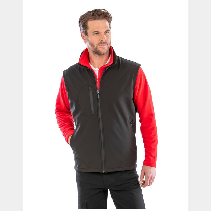 Recycled 3 Layer Softshell Bodywarmer Thumbnail