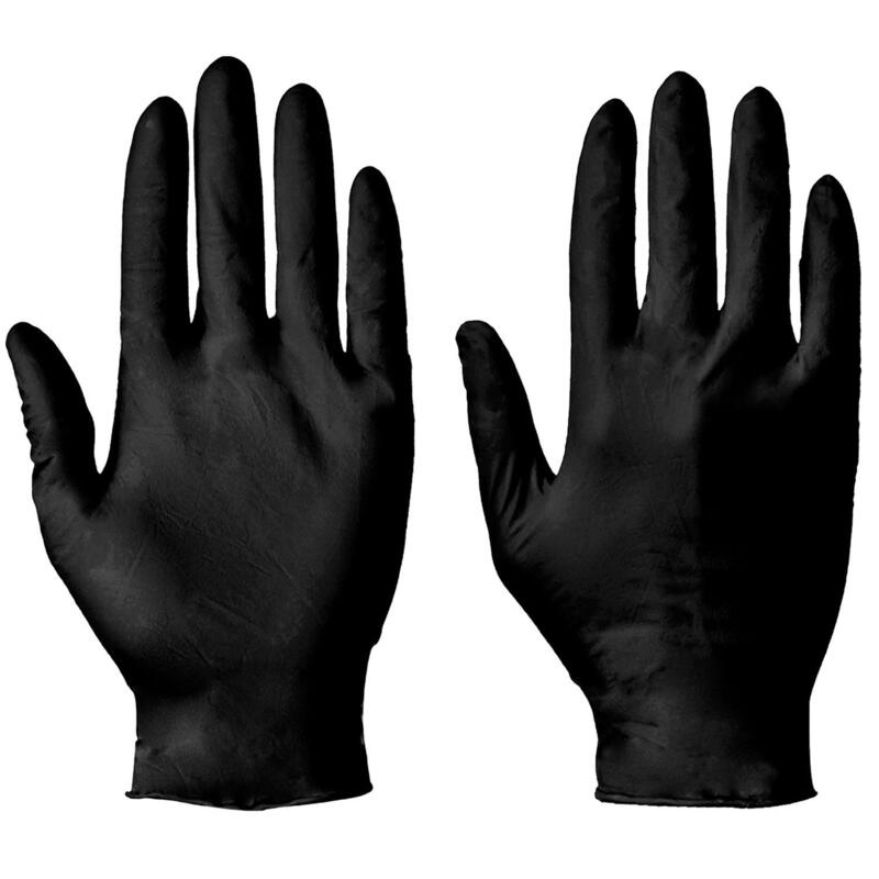 Supertouch 5.5 Powderfree Black Nitrile Gloves Thumbnail