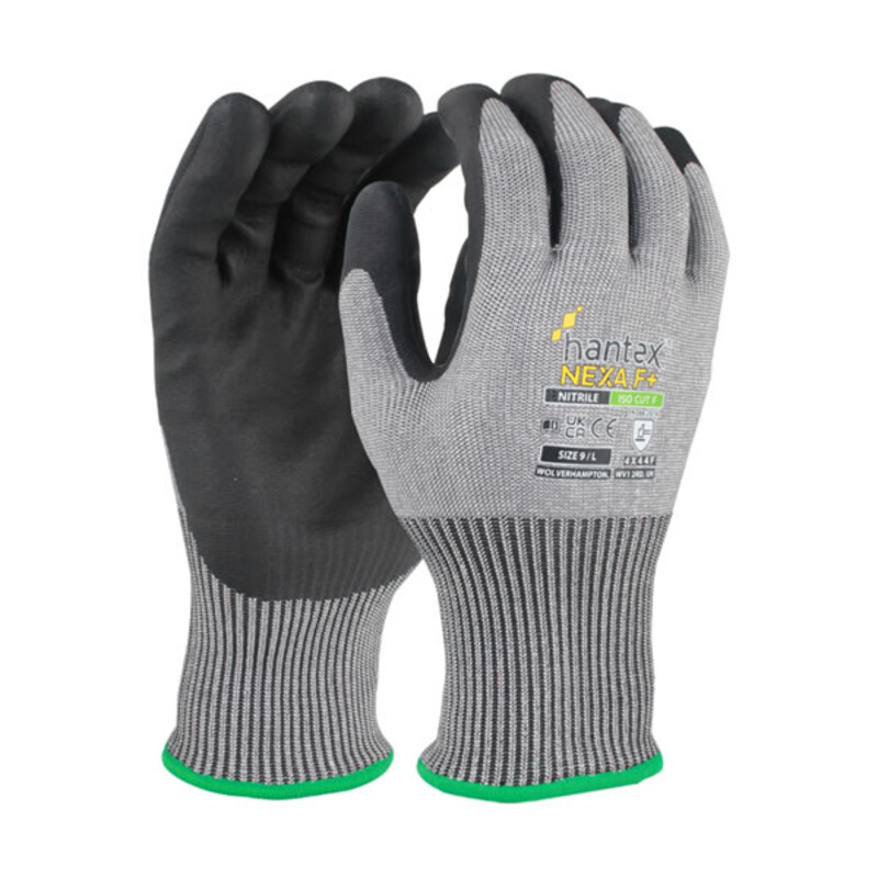 Hantex® Nexa-F+ ISO CUT F with Nitrile Foam - 10 Pairs Thumbnail