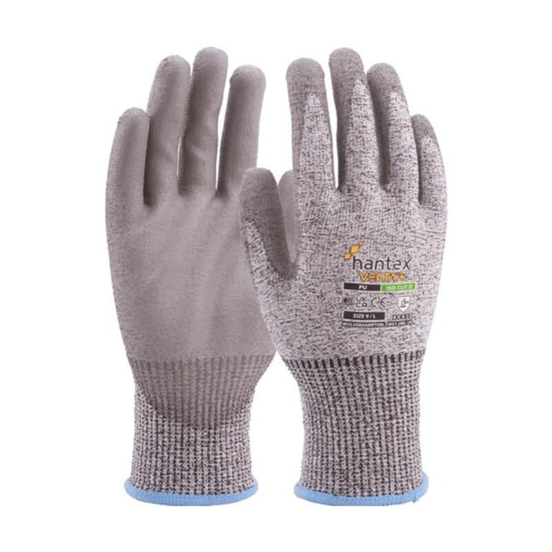 Hantex® Vecta+ PU Palm Coated - Cut Level D - 10 Pairs Thumbnail