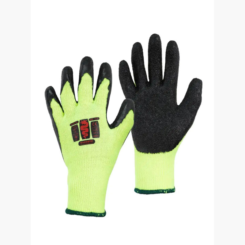 Warrior Black Green Latex Therm Gloves - 120 Pairs Thumbnail