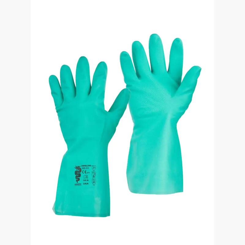Warrior Nitrile Gauntlets Gloves 30cm Flock Lined - 120 Pairs Thumbnail