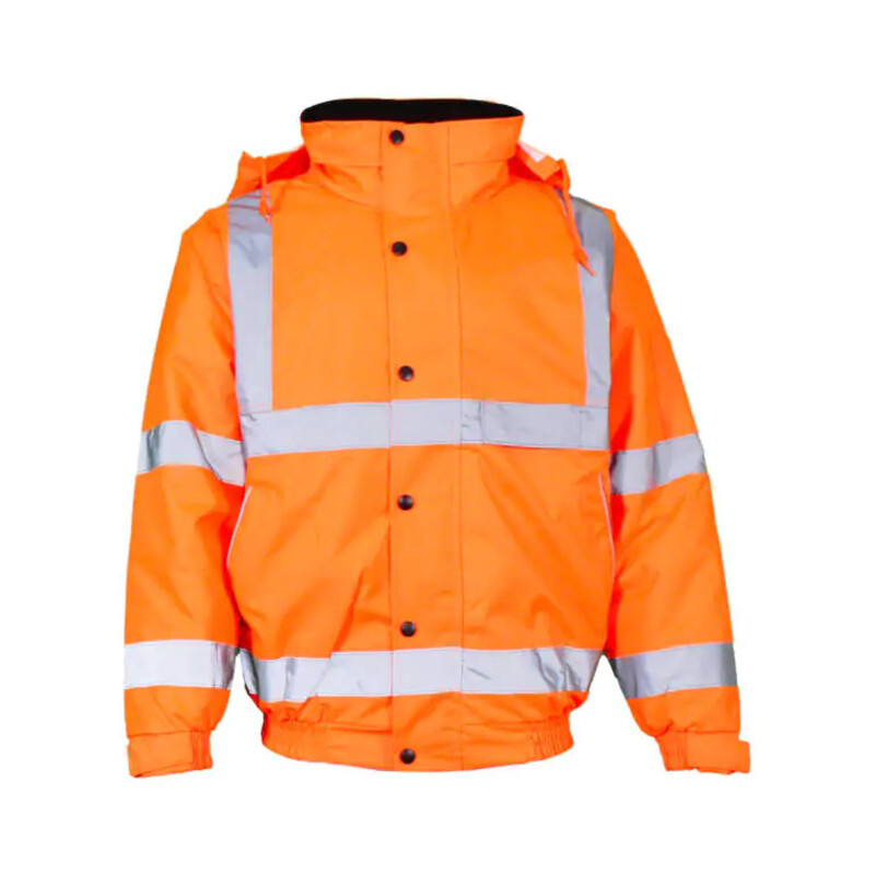 Warrior Orange HV Bomber - Fleece Lined Thumbnail