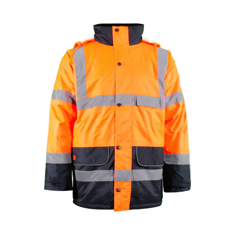 Warrior Orange Navy HV Traffic Jackets Thumbnail