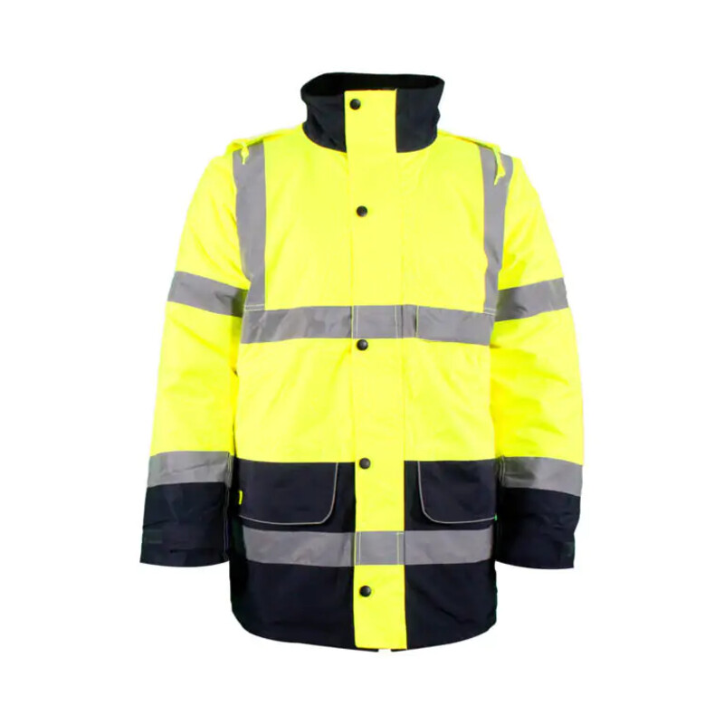 Warrior Yellow_Navy HV Traffic Jackets Thumbnail