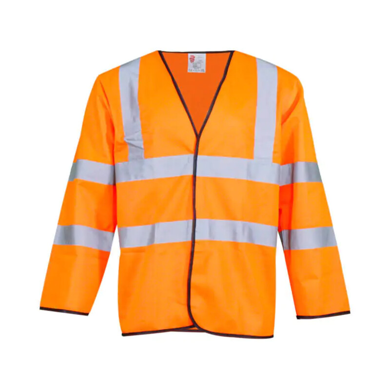 Warrior Orange HV Waistcoat - Long Sleeve Thumbnail