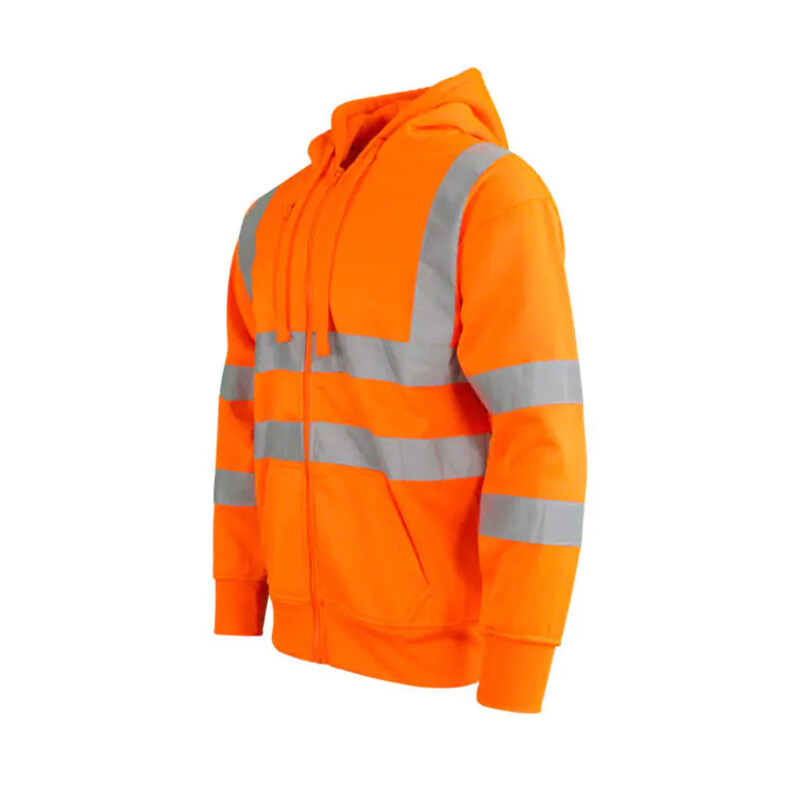Warrior Orange HV Hood Zip Sweat Thumbnail
