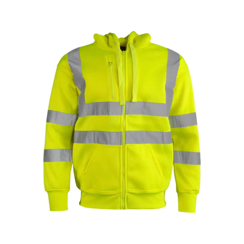 Warrior Yellow HV Hood Zip Sweat Thumbnail
