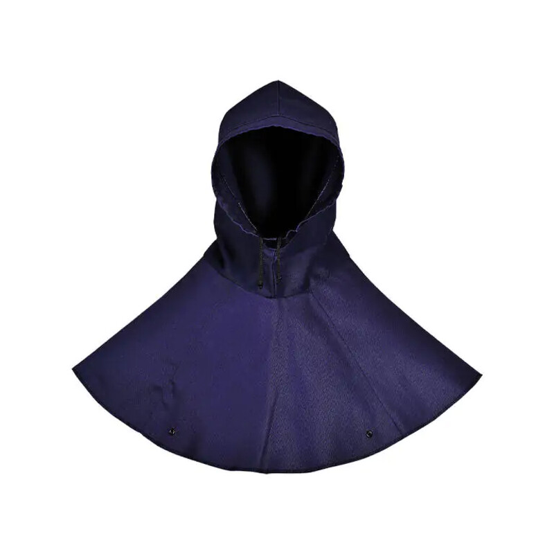 Warrior Bizweld Work FR Cape Hood Helmet Accessory - Navy Thumbnail
