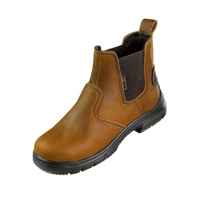 Warrior Waxy Dealer Work Boots - Brown Thumbnail