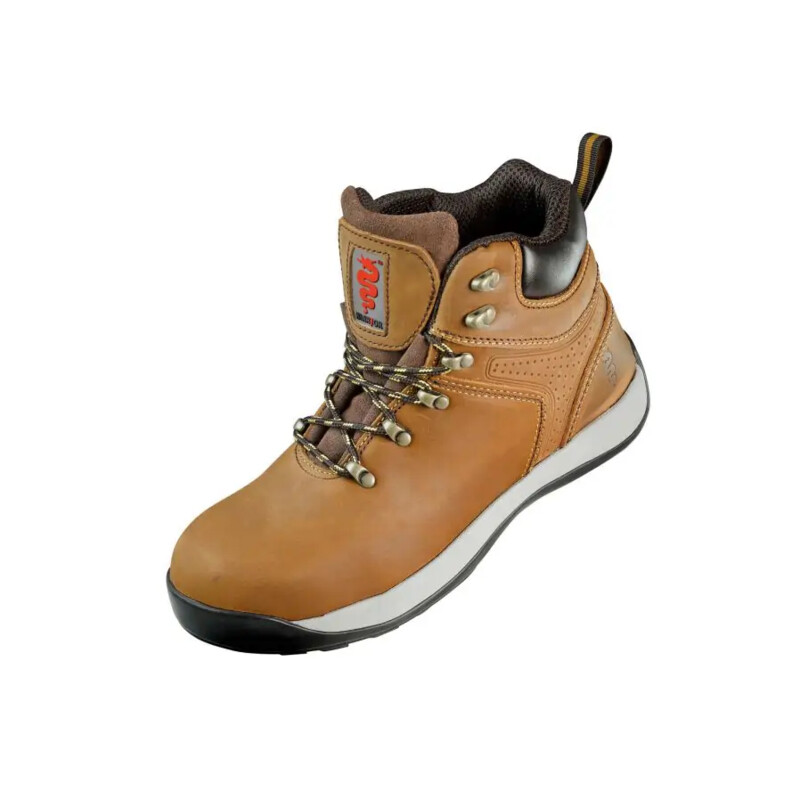 Warrior Crazy Horse Hiker Work Boots - Black Thumbnail