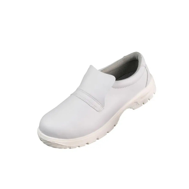 Warrior Hygiene Slip On Work Shoes - White Thumbnail