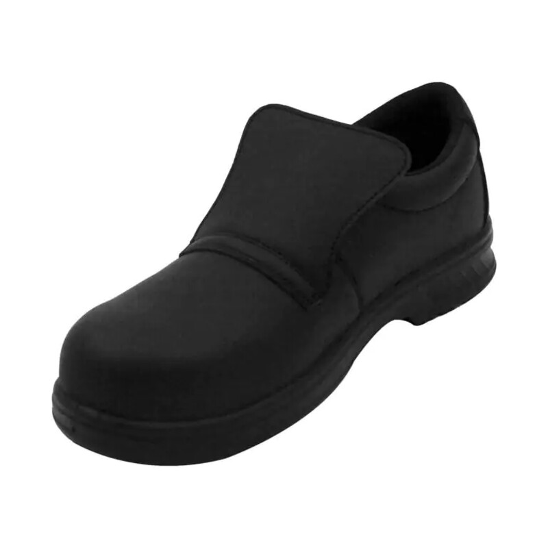Warrior Hygiene Slip On Work Shoes - Black Thumbnail