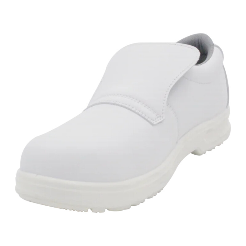 Warrior Hygiene Slip On Work Shoes - White Thumbnail