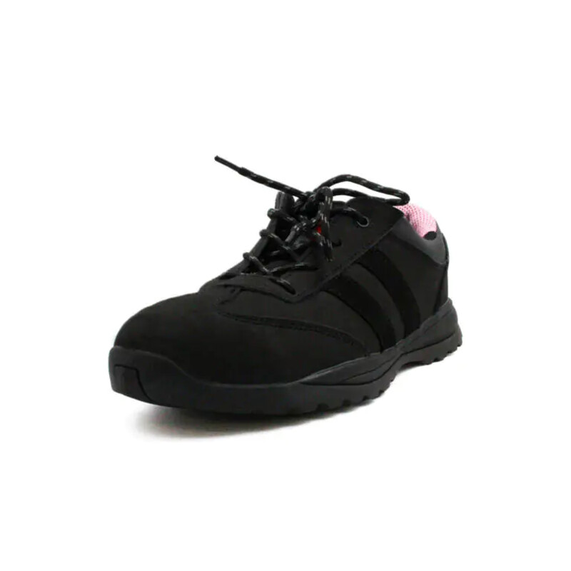 Warrior Ladies Safety Work Trainers - Black Thumbnail