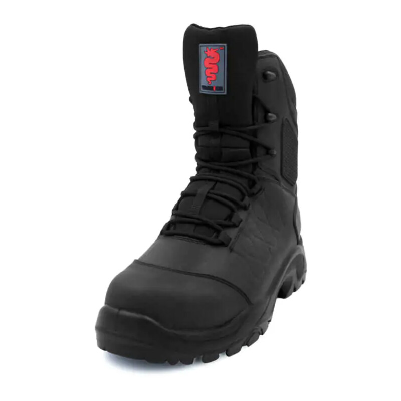 Warrior High Leg Zip Internal Metatarsal Work Boots 3 - Black Thumbnail