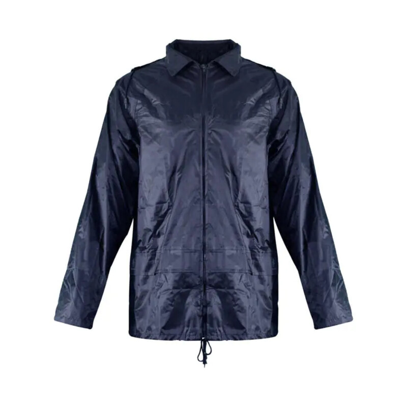 Warrior Poly/PVC Work Jackets - Navy Thumbnail