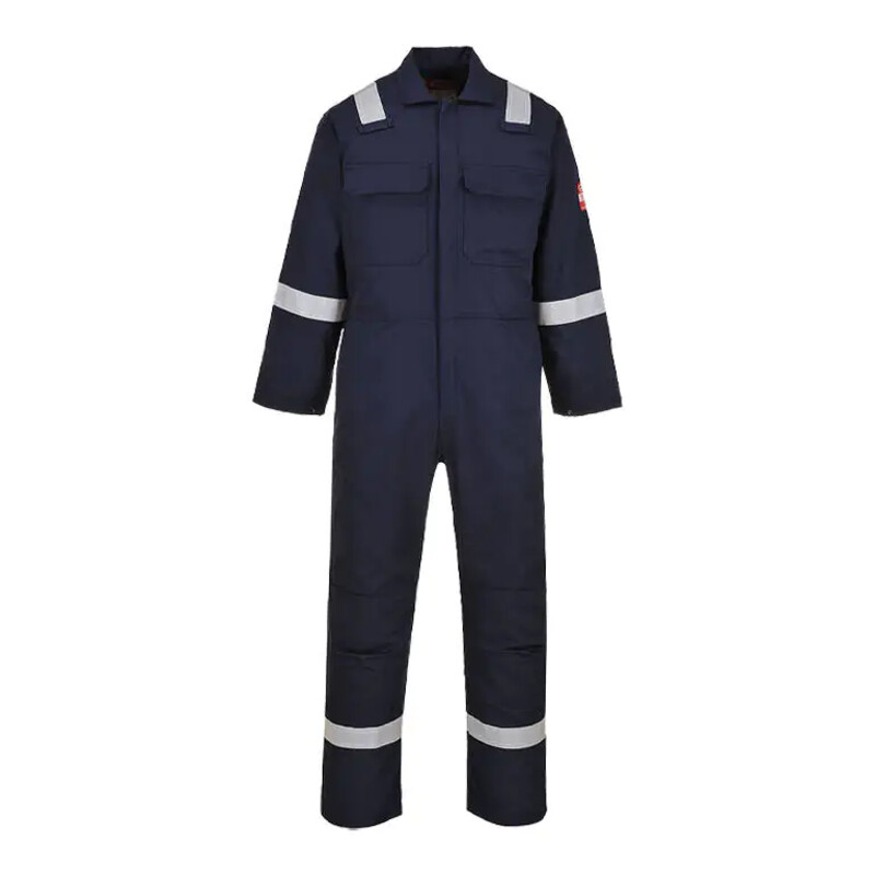 Warrior BIZ5 Iona FR Work Coveralls - Navy Thumbnail