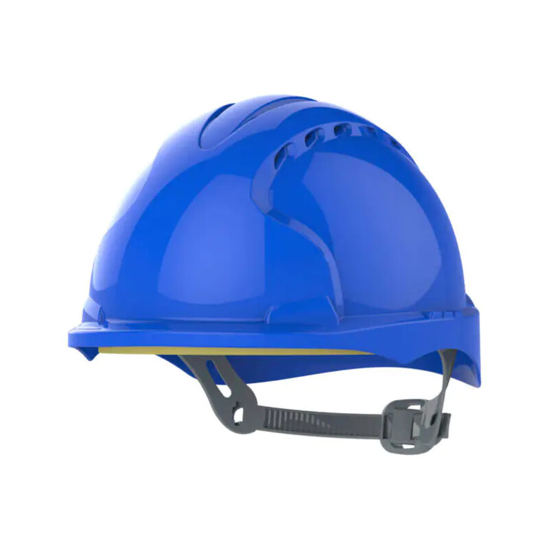 Warrior JSP Evo 3 Slip Ratchet Micro Peak Helmet - Blue Thumbnail