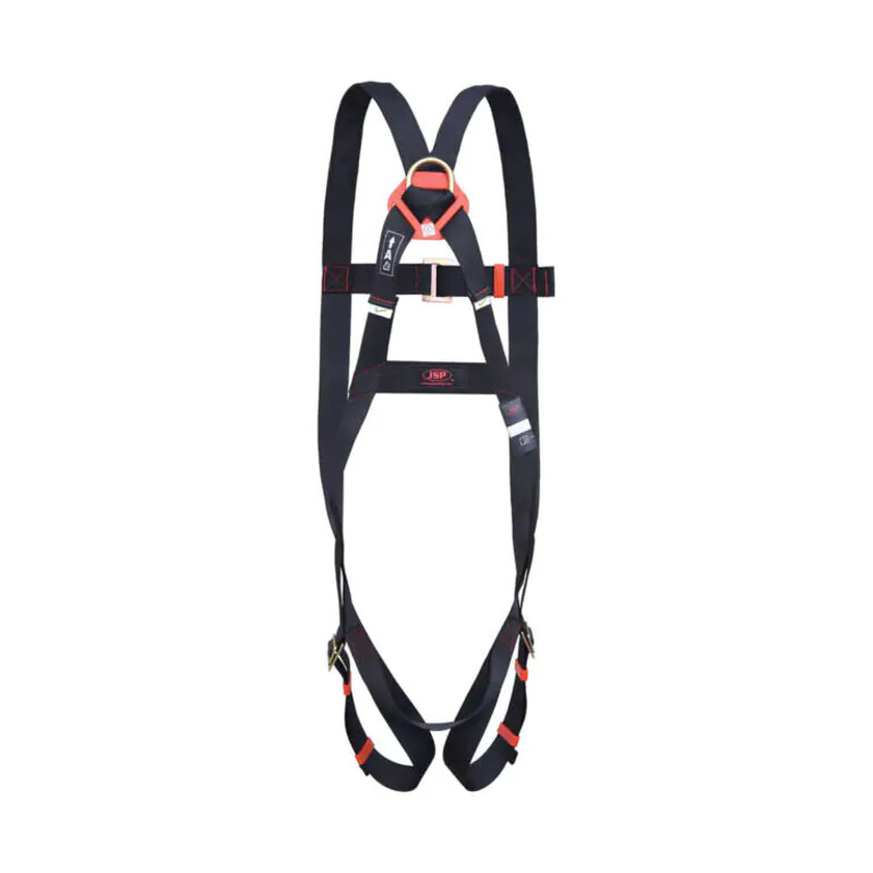 Warrior Spartan 1-Point Harnesses Safety Harness - Black Thumbnail