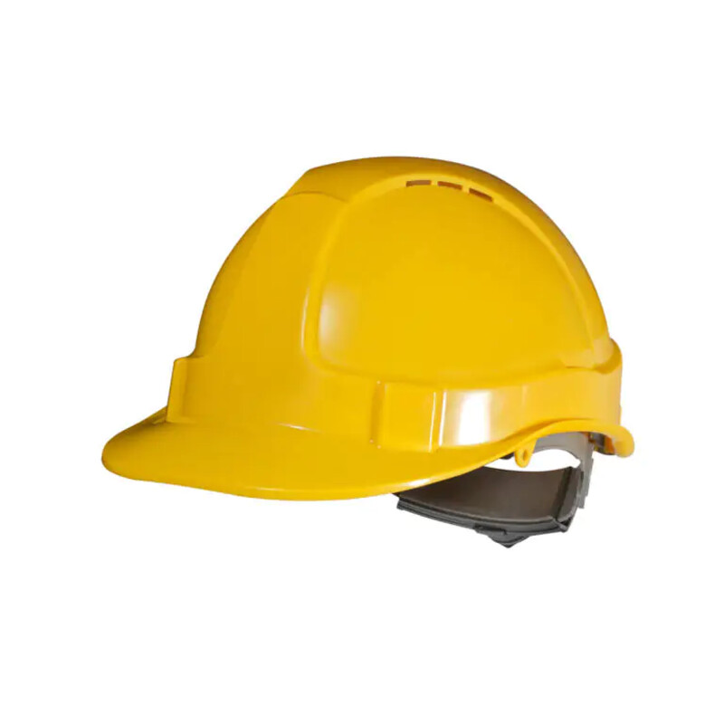 Warrior ABS Push-Lock Helmets - Vented - Yellow Thumbnail