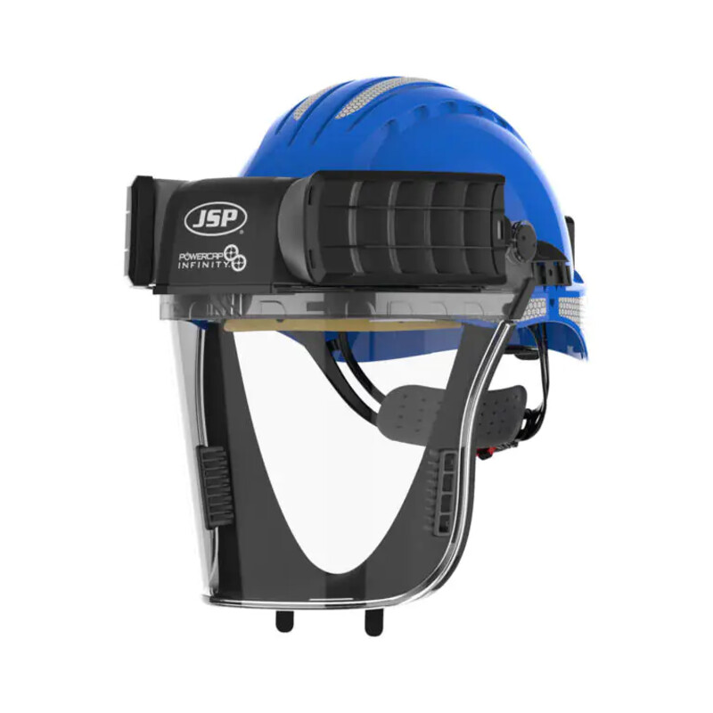 Warrior Powercap Infinity Papr - Complete Unit Helmet - Blue Thumbnail