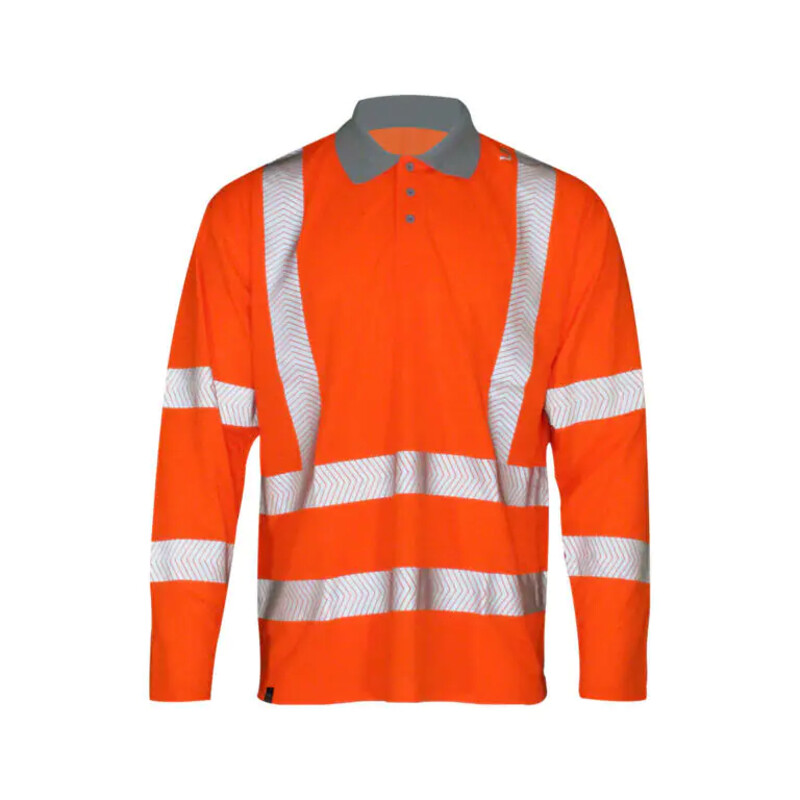 Warrior Orange Leo Coolviz Plus Polo Small Thumbnail