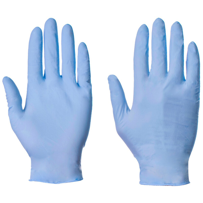 Supertouch Powderfree Nitrile Work Gloves - Medical - Blue - 1000 Pieces Thumbnail