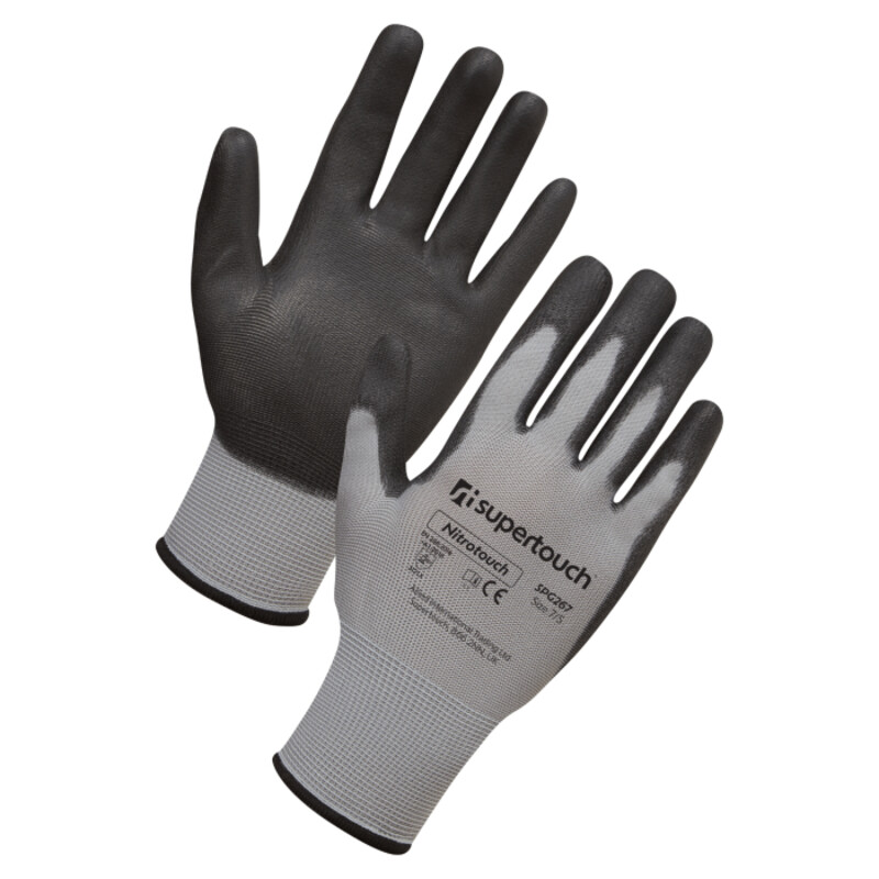 Supertouch Nitrotouch Polyester/Nitrile Work Gloves - 120 Pairs Thumbnail