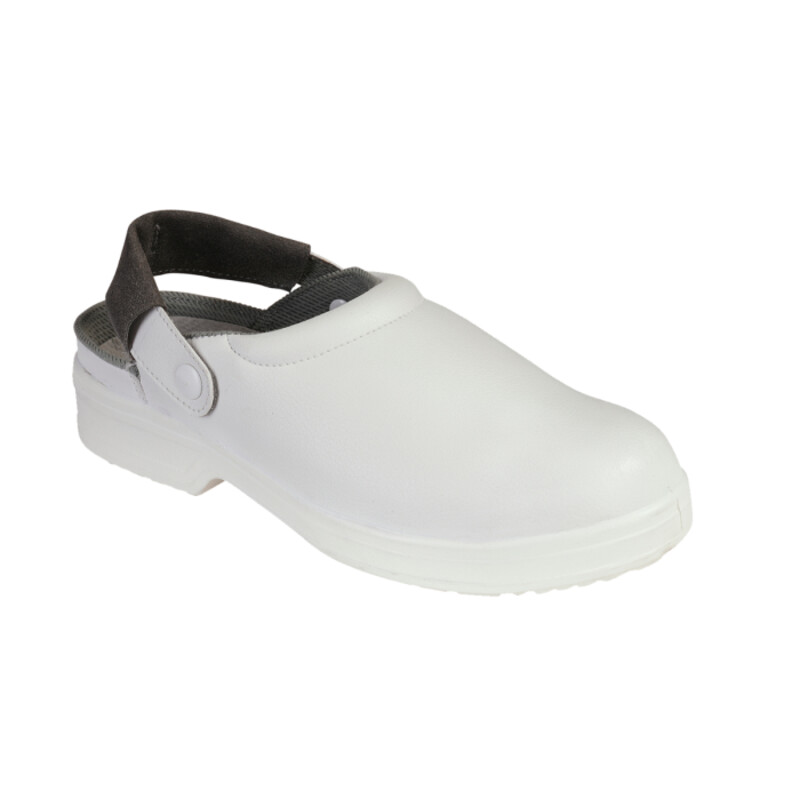 Supertouch Safety Clogs - White Thumbnail