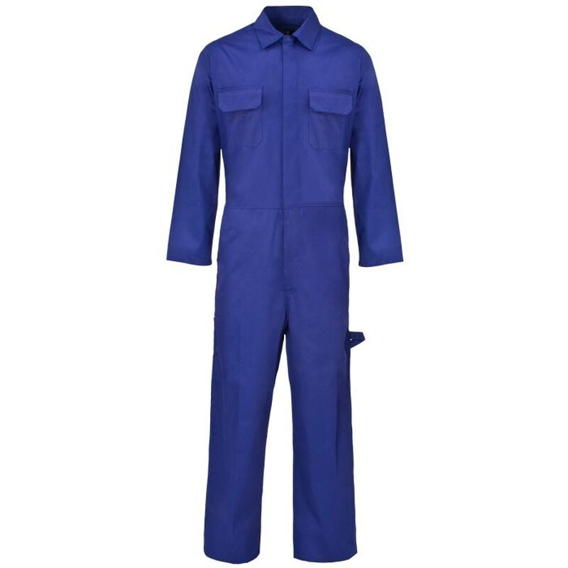 Supertouch Polycotton Work Coverall Basic - Royal - Royal Blue Thumbnail