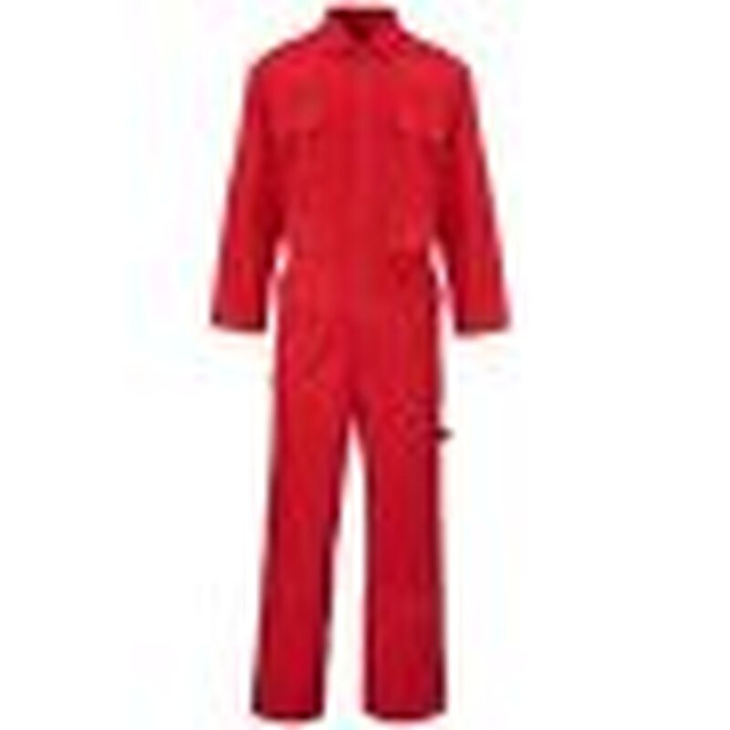 Supertouch Polycotton Work Coverall Basic - Red Thumbnail